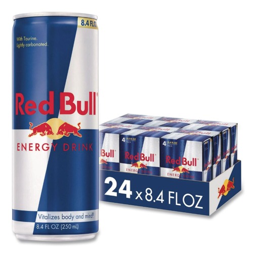 Energy Drinks | Red Bull RBD99124 8.4 oz Energy Drink Can - Original Flavor (24/Carton) image number 0