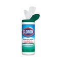 Cleaning Cloths & Wipes | Clorox 01593 7 in. x 8 in. 1-Ply Bleach Free Disinfecting Wipes - Fresh Scent, White (12 Canisters/Carton) image number 1