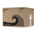 Disposable Forks | Boardwalk BWK FORKMWPS Mediumweight Polystyrene Fork - White (1000/Carton) image number 0