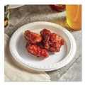 Plates | Chinet 81209 9 in. Heavyweight Plastic Plates - White (125/Pack, 4 Packs/Carton) image number 2