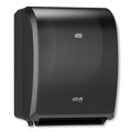 Towel Dispensers | Tork 771828 12.32 in. x 9.32 in. x 15.95 in. Electronic Hand Towel Roll Dispenser for 8 in. Rolls - Black (1/Carton) image number 1