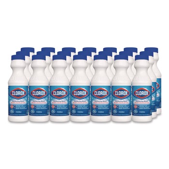 BLEACH | Clorox 32436 Concentrated Regular Disinfecting Bleach 11 oz Bottle 28/Carton