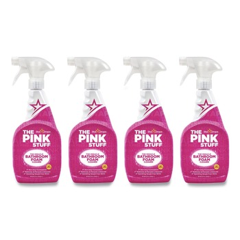 JANITORIAL | The Pink Stuff RST823787CT 25.4 oz Bathroom Foam Cleaner - Fruity Scent (4/Carton)