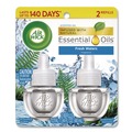 Metered Dispenser Refills | Air Wick 62338-79717 0.67 oz. Scented Oil Refill - Fresh Water (2/Pack) image number 0