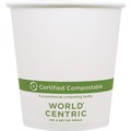Cups | World Centric CU-PA-10 10 oz. Paper Hot Cups - White (1000/Carton) image number 0