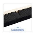 Brooms | Boardwalk BWK20618 3 in. Medium Weight Polypropylene Bristles 18 in. Brush Floor Brush Head - Black image number 3