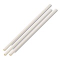 Straws/Stems/Sticks | Boardwalk BWKPPRSTRWUW 7.75 in. x 0.25 in. Unwrapped Paper Straws - White (4800/Carton) image number 2
