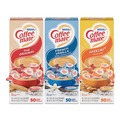 Creamers | Coffee-Mate 12408209 0.38 oz. Mini Cups Liquid Coffee Creamer - French Vanilla/Hazelnut/Original (150/Carton) image number 0