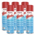 Disinfecting & Cleaning Solutions | Windex 10019800003873 20 oz. Aerosol Spray Foaming Glass Cleaner - Fresh (6/Carton) image number 0