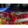 Food Storage Containers & Lids | Carlisle 1197260 11.38 in. x 11.38 in. x 0.63 in. Squares Food Storage Container Lid - Blue image number 2