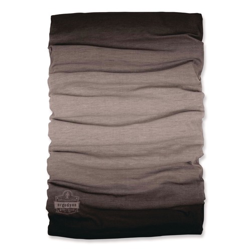 Head & Face Protection | Ergodyne 42322 N-Ferno 6491 One Size Fits Most Reversible Thermal Fleece plus Poly Multi-Band - Light Gray Fade image number 0