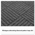 Floor Mats | Guardian EGDSF030604 EcoGuard 36 in. x 72 in. Diamond Single Fan Floor Mat - Charcoal image number 9
