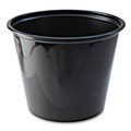 Cups | Fabri-Kal 000000000009505146 5.5 oz. Plastic Portion Cups - Black (2500/Carton) image number 1