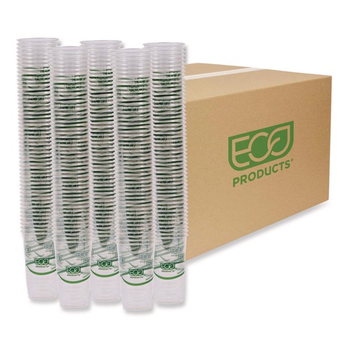 Cups | Eco-Products EP-CC24-GS 24 oz. Greenstripe Renewable and Compostable Cold Cups (1000/Carton) image number 0