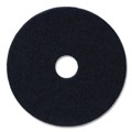 Floor Pads-Stripping | Boardwalk BWK4012BLA 12 in. Diameter Stripping Floor Pads - Black (5/Carton) image number 1