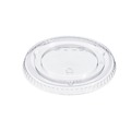 Cup Lids | Dart 662TP Plastic Non-Vented Cup Lids Fits 9 oz to 22 oz Cold Cups - Clear (1000/Carton) image number 2