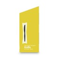 Disposable Knives | Dixie KM5W540 Grab'N Go Wrapped Cutlery Knives - Black (90/Pack) image number 4