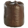 Repro Trash Bags | Stout by Envision G3344B11 33 in. x 44 in. 39-Gallon 1.1 mil. Controlled Life-Cycle Plastic Trash Bags - Brown (40/Box) image number 0