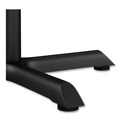 Indoor Dining & Cafe Tables | Alera ALETBH423B Hospitality Series 27.5 in. x 40.38 in. 300 lbs. Capacity Steel Single-Column Bases - Black image number 3