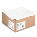 Table Covers & Skirts | Tatco 31108 54 in. x 108 in. Embossed Paper with Plastic Liner Paper Table Cover - White (20/Carton) image number 0