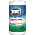 Cleaning Cloths & Wipes | Clorox 01656 7 in. x 8 in. 1-Ply Disinfecting Wipes - Fresh Scent, White (450/Carton) image number 2