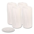Bakery Boxes & Containers | Pactiv Corp. PAC 60900000 9 in. Diameter x 1 in. h Foam Cake Circle - White (500/Carton) image number 2