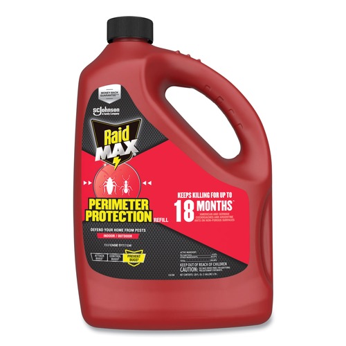 Insecticides | Raid 377224 128 oz MAX Perimeter Protection Bottle Refill (4/Carton) image number 0