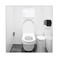 Toilet Seat Cover Dispensers | Boardwalk BWKKD100 16 in. x 3 in. x 11.5 in. Toilet Seat Cover Dispenser - White (2/Box) image number 6