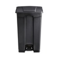 Indoor Waste Receptacles | Safco 9923BL 23 Gallon Large Capacity Plastic Step-On Receptacle - Black image number 1