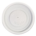 Cup Lids | SOLO VL34R-0007 Polystyrene Vented Hot Cup Lids Fits 4 oz Cups - White (100/Pack, 10 Packs/Carton) image number 0
