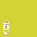 Paint & Paint Supplies | Rust-Oleum 342571 Specialty Fluorescent Spray Paint, Flat Fluorescent Yellow, 11 oz Aerosol Can, 6/Carton image number 3