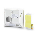 Door Bells/Chimes | Tatco 57910 Battery Operated 1.38 in. x 0.75 in. x 3.5 in. Wireless Doorbell - Bone image number 4