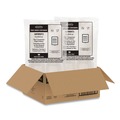 Perforated Roll & Hand Towels | Dart 80FBRHT3 8.65 in. x 7.94 in. x 2.98 in. 3-Compartment ProPlanet Seal Compostable Molded Fiber Hinged Trays - Natural (200/Carton) image number 0