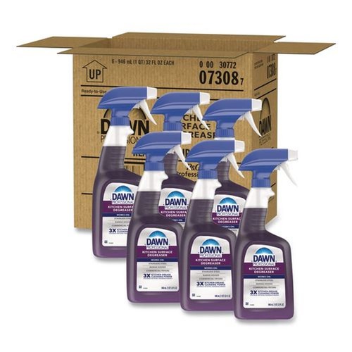 Industrial Cleaning Products | Dawn Professional 07308 32 oz. Spray Bottle Fresh Scent Multi-Surface Heavy Duty Degreaser (6/Carton) image number 0