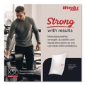 Perforated Roll & Hand Towels | WypAll 83550 X50 9-1/10 in. x 12-1/2 in. Cloth Pop-Up Box - White (176/Box 10 Boxes/Carton) image number 5