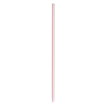 Boardwalk BWKJSTW1025RW 10.25 in. Wrapped Jumbo Polypropylene Straws - Red/White Striped (2000/Carton)