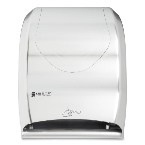 Towel Dispensers | San Jamar T1470SS 16.5 in. x 9.75 in. x 12 in. Smart System with iQ Sensor Towel Dispenser - Silver image number 0