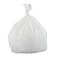 Low-Density Trash Bags | Inteplast Group WSL3339XHW 33 in. x 39 in. 33 Gallon 0.8 mil Low-Density Commercial Can Liners - White (150/Carton) image number 1