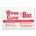 Perforated Roll & Hand Towels | General Supply UFSN205CW05 5 lbs. Multipurpose Reusable Cotton Wiping Cloths - White (1/Box) image number 3