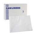 Low-Density Trash Bags | Boardwalk H7658EWK 38 in. x 58 in. 60 gal. 0.7 mil Linear Low Density Industrial Can Liners - White (100/Carton) image number 0