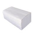 Perforated Roll & Hand Towels | Boardwalk BWK52GREEN 9.13 in. x 10.25 in. 1-Ply Green Single-Fold Towels - Natural White (16 Packs/Carton) image number 0