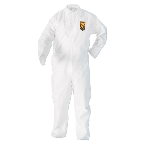 Hand Sanitizing Wipes | Ansell 49105 A20 Breathable Particle Protection Coveralls with Zip Closure - Double Extra Large, White (24/Carton) image number 0
