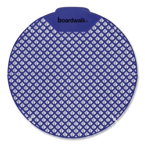 Toilet & Urinal Deodorizers | Boardwalk FGVIN-F-012I072M-81 1.8 oz. Urinal Screen - Tutti Frutti Scent, Blue (1-Dozen) image number 0