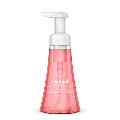 Hand Soaps | Method 01361EA 10 oz. Foaming Hand Wash - Pink Grapefruit Scent image number 0