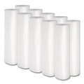 Low-Density Trash Bags | Boardwalk X7658SCKR01 38 in. x 58 in. 1.1 mil 60 gal. Recycled Low-Density Polyethylene Can Liners - Clear (100/Carton) image number 1
