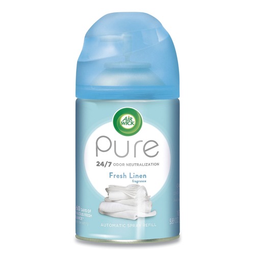 Air Fresheners & Odor Eliminators | Air Wick 62338-82314 5.89 oz. Aerosol Spray Freshmatic Ultra Spray Refill - Fresh Linen (6/Carton) image number 0
