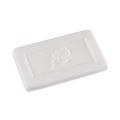 Hygiene Bar Soaps | Boardwalk BWKNO12SOAP # 1/2 Bar Flow Wrapped Face and Body Soap - Floral Fragrance (1000/Carton) image number 0