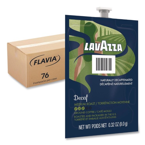 Coffee - Decaffeinated | FLAVIA 48747 Lavazza Decaffeinated Coffee Freshpack (76/Carton) image number 0