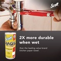 Perforated Roll & Hand Towels | Scott 54992 9.4 in. x 11 in. 1-Ply Rags on a Roll - White (12/Carton) image number 2