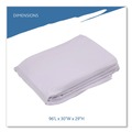 Table Covers & Skirts | Iceberg 16533 iGear 30 in. x 96 in. Polyester Fabric Table Cover - White image number 6